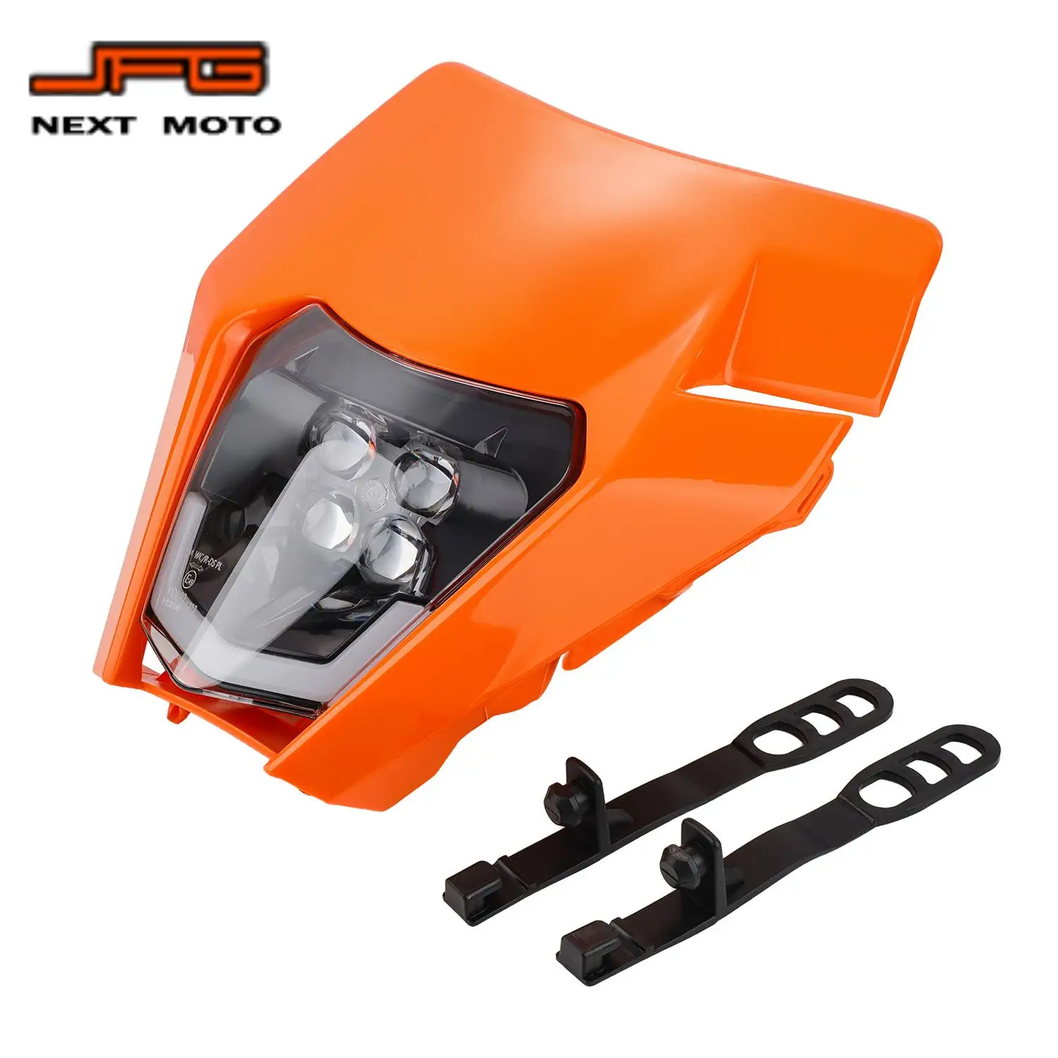 

Headlight LED Motorcycles Headlamp For KTM EXC EXCF SX SXF XC 100 200 250 400 450 Electric Dirt Bike Parts Motocross Head Lamp