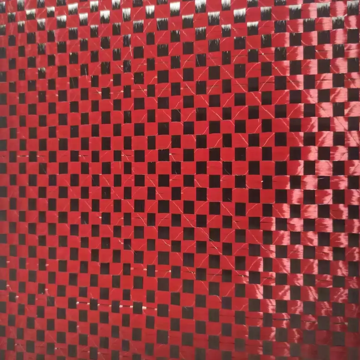 

156g 8 * 8 carbon fiber aramid mixed woven widened cloth, blue red aramid with black carbon fiber Width 100cm/40 inches