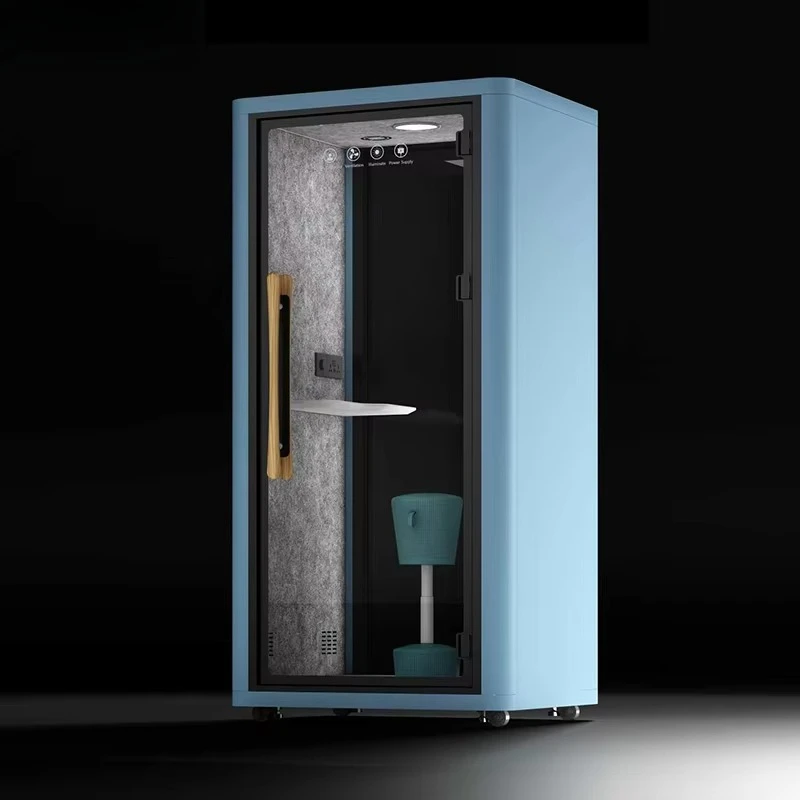Premium Portable Soundproof Office Pod Modern Furniture Booth Indoor Outdoor Equipped With Storage And Noise Reduction System