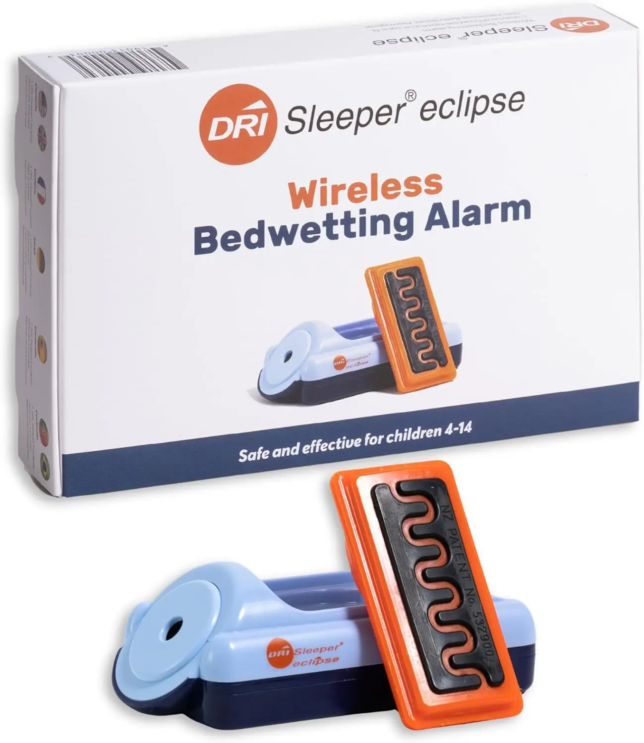 

Wireless Bedwetting Alarm for Kids and Older Children - Effective Enuresis Solution with Remote Sensor, Nighttime Training Aid