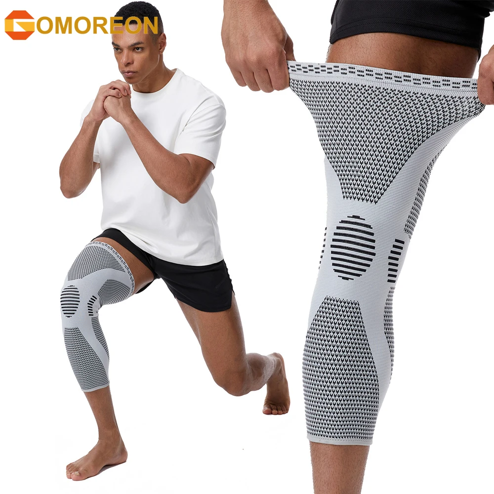 1PCS Compression Leg Sleeve - Long Knee Sleeve, for Knee Pain Relief, Swelling, Arthritis, Poor Circulation, Runner, Sports