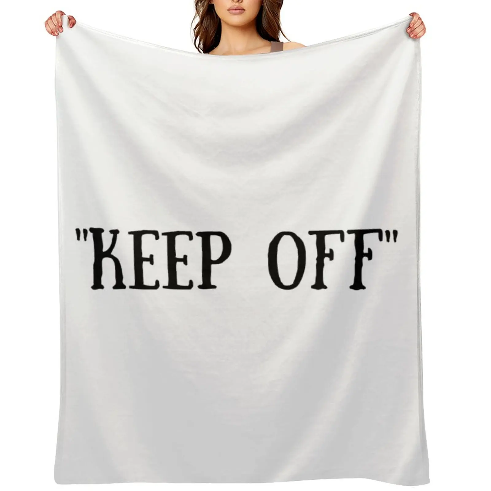

KEEP OFF Throw Blanket Cute Plaid Soft Big Softest wednesday Blankets