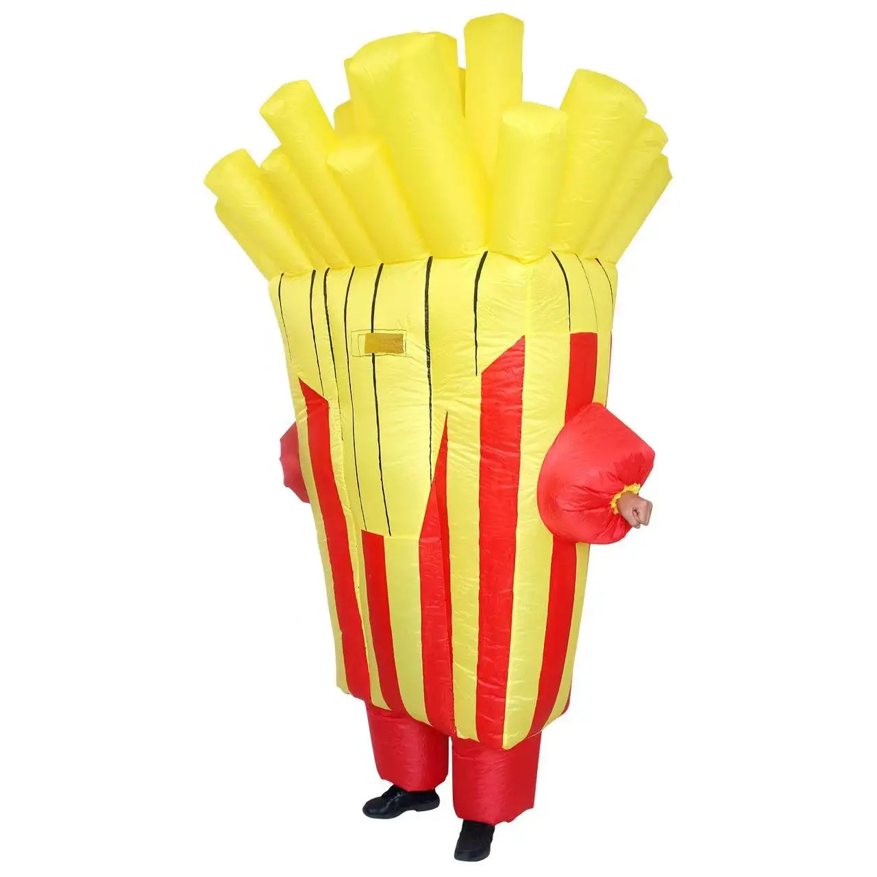 2024 Funny Snacks Man Inflatable Costume Cute French Fries Burger Drinks Shape Cosplay Props Halloween Party Carnival Decoration