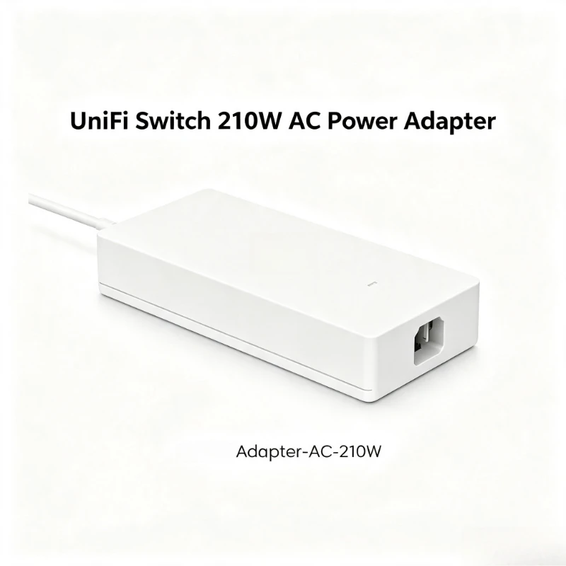 210W 54V DC PoE Switch Power Adapter UACC-Adapter-AC-210W Wall Mount Power Supply for 2.5G Network Switch