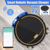 Robot Sweeper Vacuum Cleaner With Water Tank,3in1 Wet&Dry Intelligent Robot,Remote App Control,Robotic Vacuum Cleaners for Home