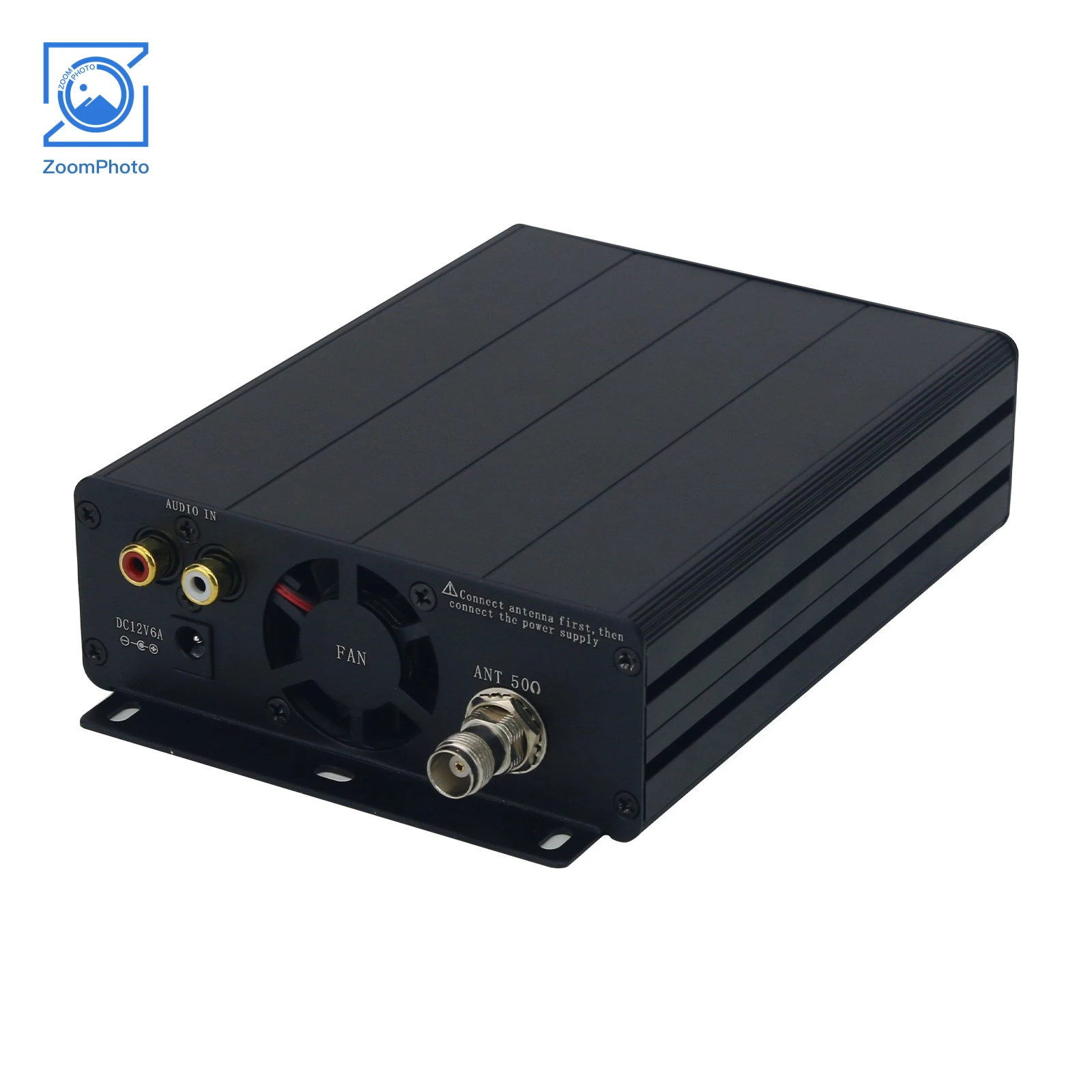 ST-15B V3 76MHz-108MHz/76MHz-113MHz 15W Stereo-Verstärker FM-Rundfunksender Audio+Mikrofoneingang (TNC/BNC-Schnittstelle) – Detail 2