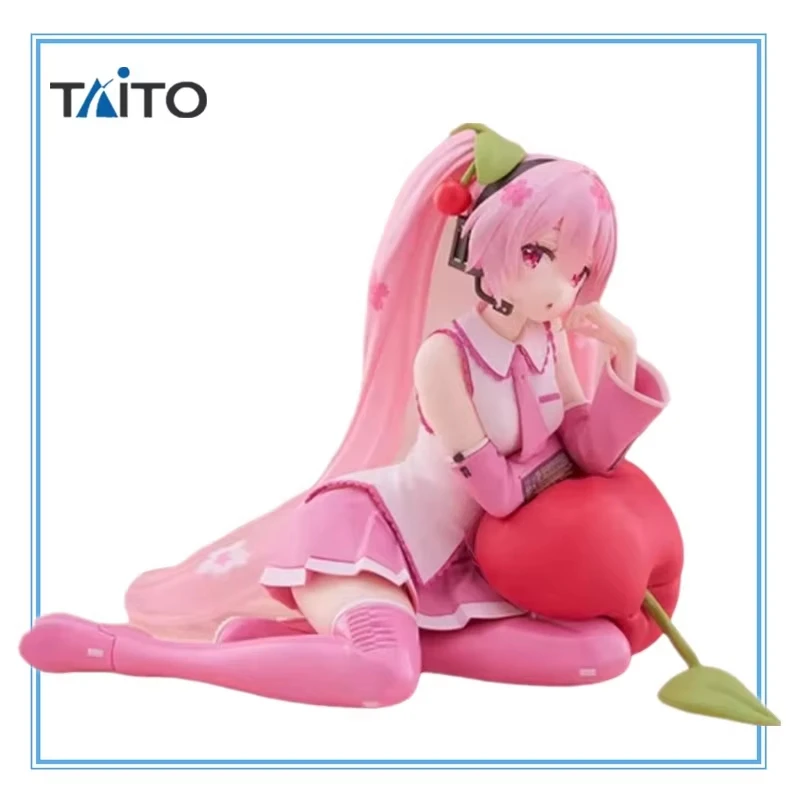 In Stock Original TAiTO Hatsune Miku ~Cherry Pillow Ver.~ PVC 13CM Anime Action Figures Model Collection Toys Gifts view 2