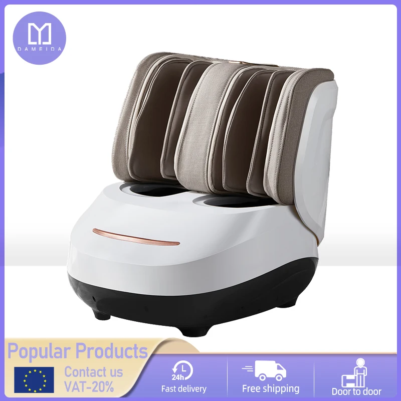 Foot Massager Fully Automatic Kneading Foot Massage Machine Electric Shiatsu Heated Shiatsu Air bag pressure Massage Instrument