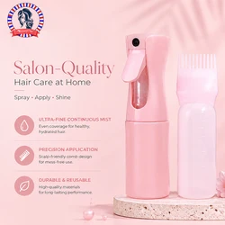 Hair Oil Applicator Set, Root Comb Applicator, Hair Oil Applicator, Fine Mist Sprayer, Hair Dye Bottle, Barber Shop Tools, 2 Pcs