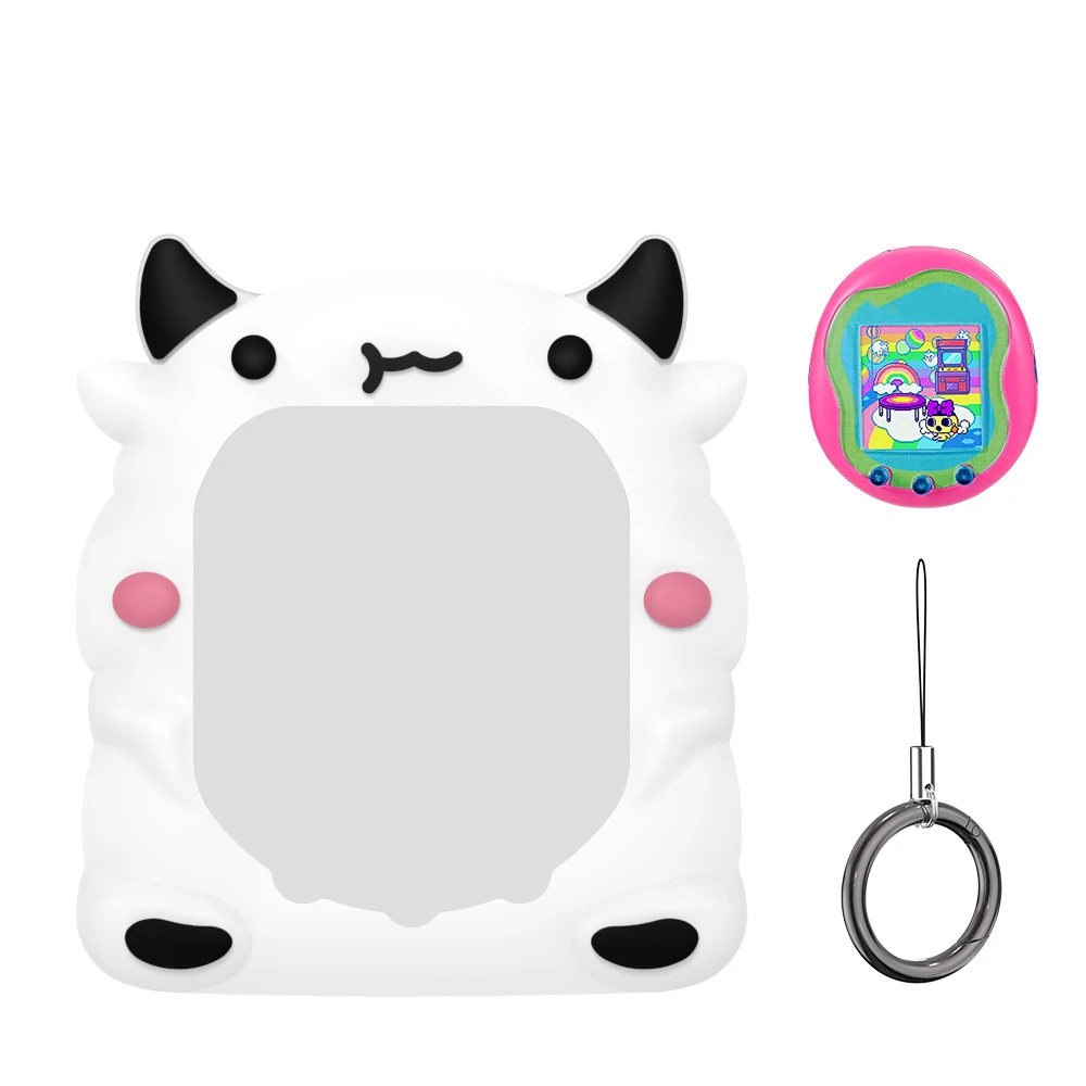 Cute Cartoon Silicone Cover Case For Tamagotchi Uni(2023)  Protective Cover Portable Storage Bags Box For Tamagotchi Uni(2023)