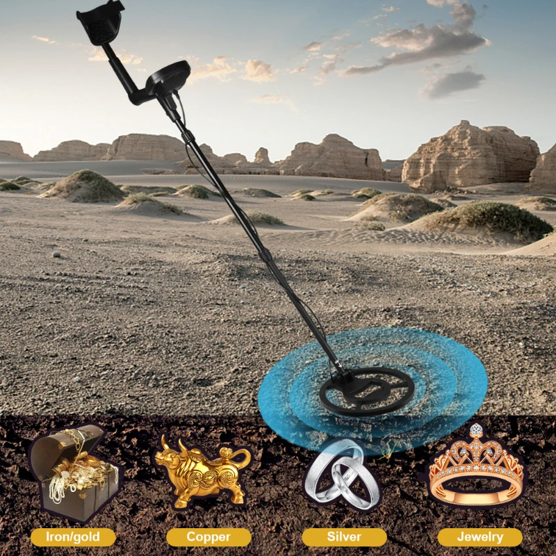 MD830 Metal Detector Underground Depth 2m Scanner Search High Precision Gold Detector Treasure Hunter Detecting Pinpointer