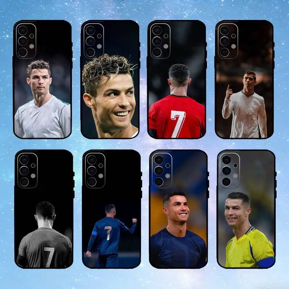 

C-CA5 C-CR7 Football R-Ronaldo-o Phone Case For Samsung S25,S24,S23,S22,S21,S20,Plus,Fe,Lite,Others Black Cover