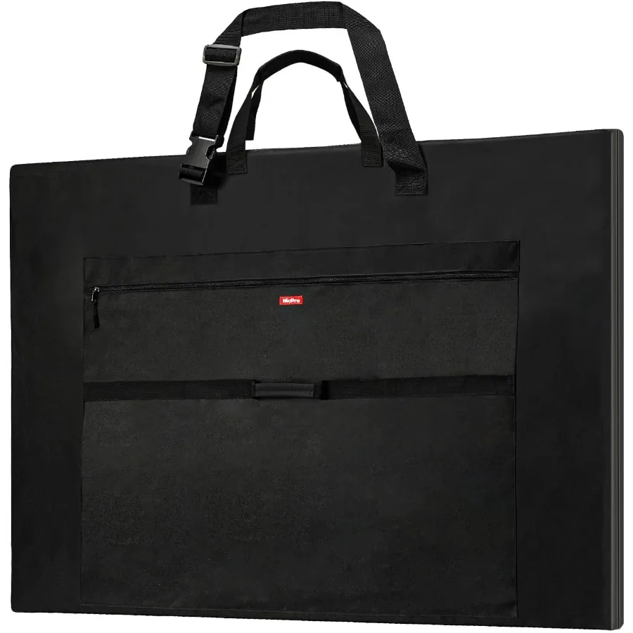 Легкая художественная сумка-портфель, водонепроницаемый чехол 32 x 42 дюйма с регулируемым плечевым ремнем и ручкой для удобного переноски, идеально подходит для