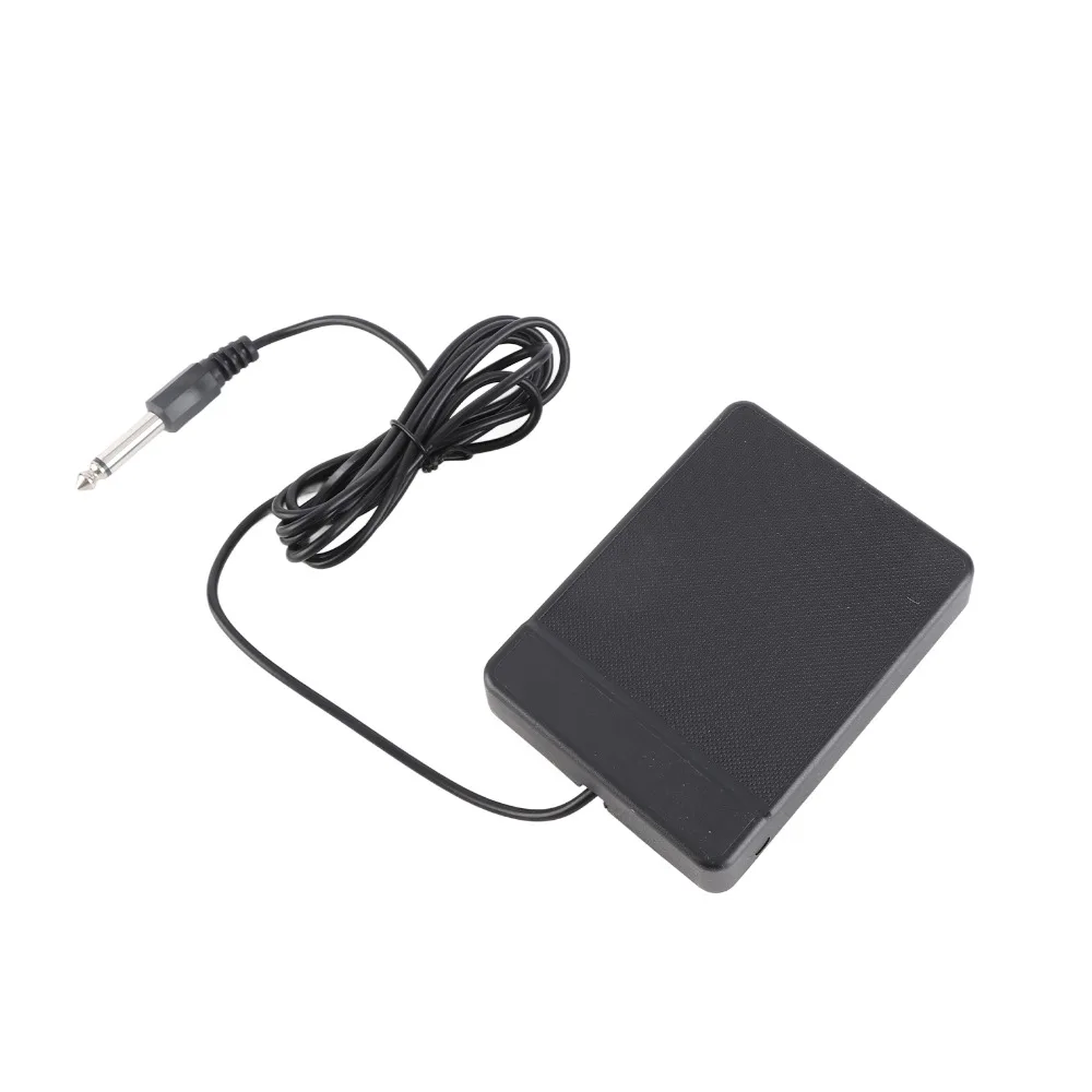 ​Silent Sustain Pedal​ ​Universal Single Pedal​ ​3.5mm/6.35mm Interface​ ​Piano Foot Pedal​ Hand Rolled Piano ​Compact