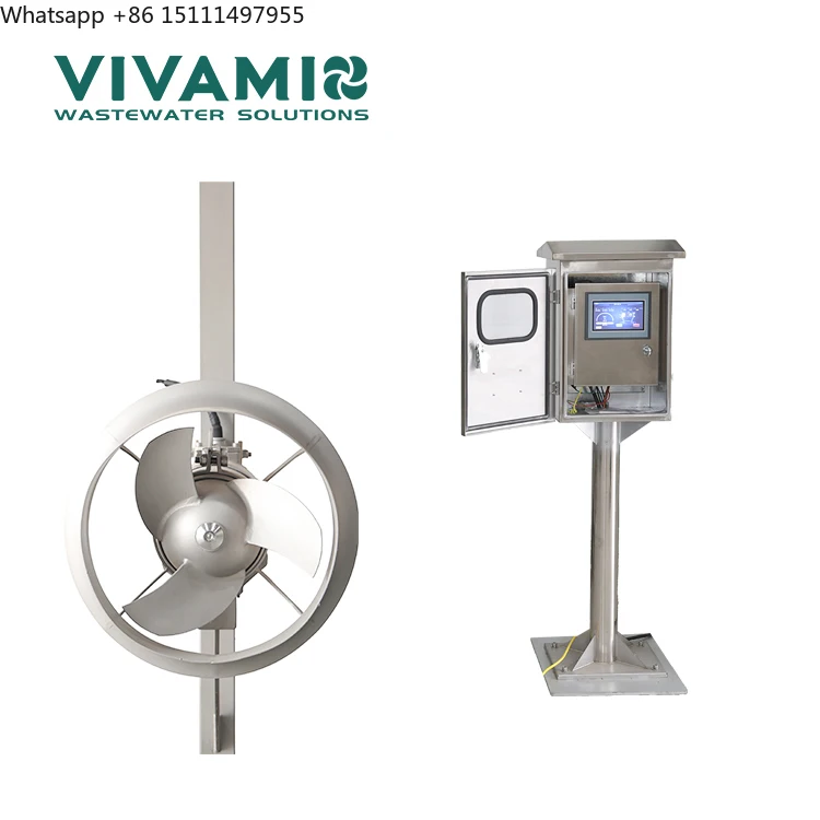 Best Selling Type Submersible Mixer or Submersible Diving Agitator and Submersible Low-speed Propeller for Water Treatment