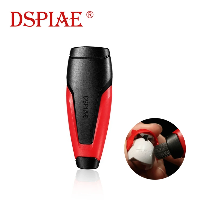 DSPIAE PT-RDB Retractable Dust Brush Model Toy/File Cleaning Tools Push-pull Structure Double-ended Cleaning Brush Nylon Brushes