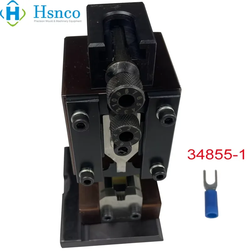 Customized OTP Mold Single Grain Terminal Crimping Applicator Die for TE 34855-1 Insulated Terminal Pressing Machine Spare Parts