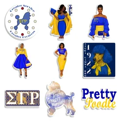 Sigma Gamma Rho Sorority 10pcs/Lot Resin Flat Back For DIY Gift Crafts Assortment Resin Planar Clear Acrylic Glitter Acrylic