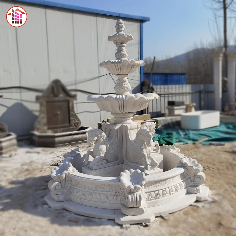 Marble Fountain Pen Outdoor Cheap Drinking Water Garden Fountain Sculpture Water Fountain Indoor