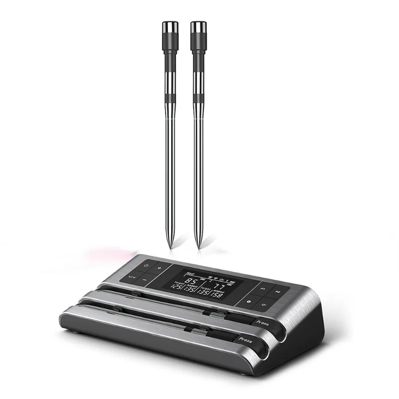 Smart wireless thermometer, digital Bluetooth barbecue thermometer, kitchen food thermometer