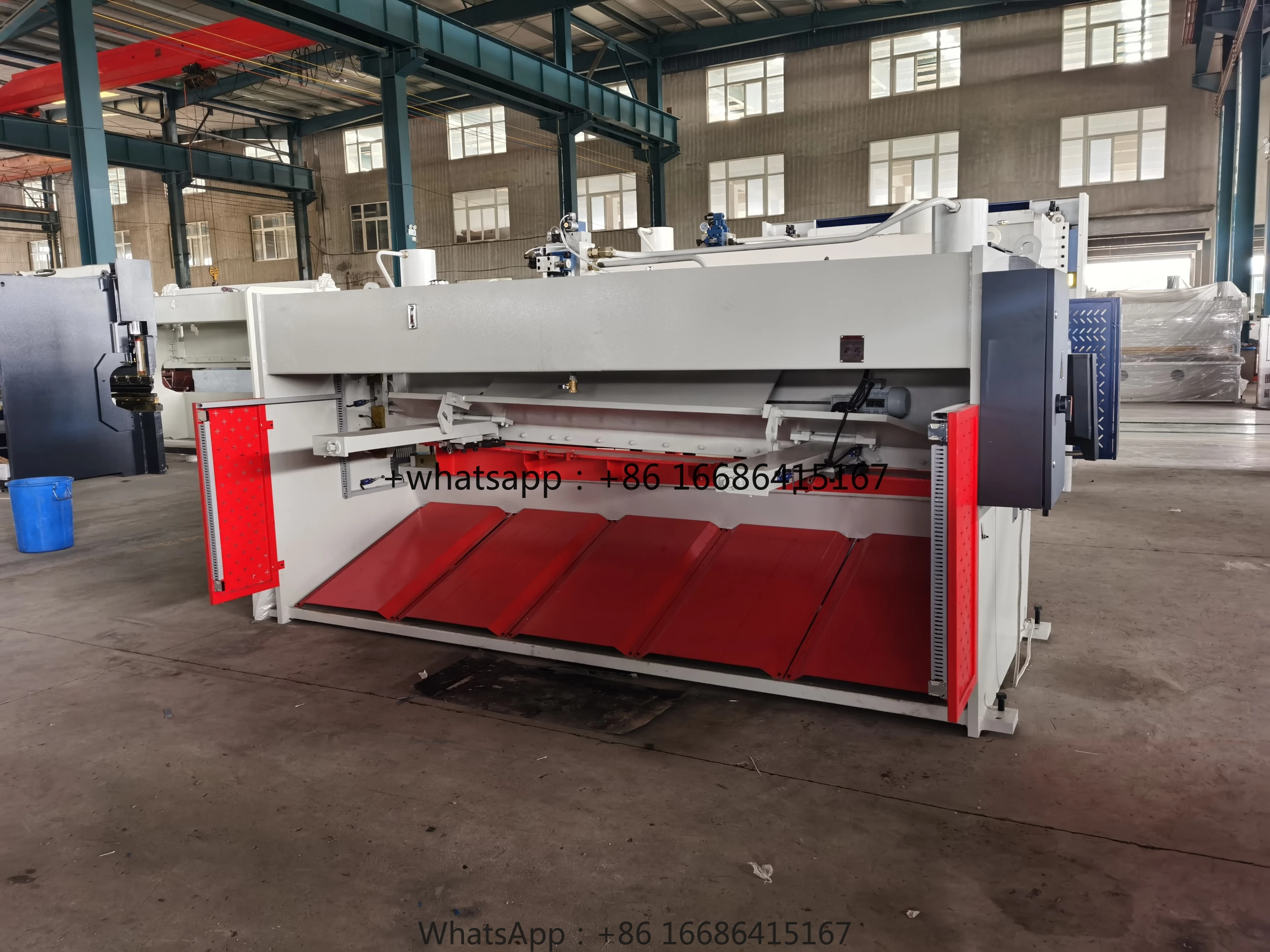 4-25mm Thickness Metal Sheet And Plate Hydraulic Guillotine Shearing Machine Cutter