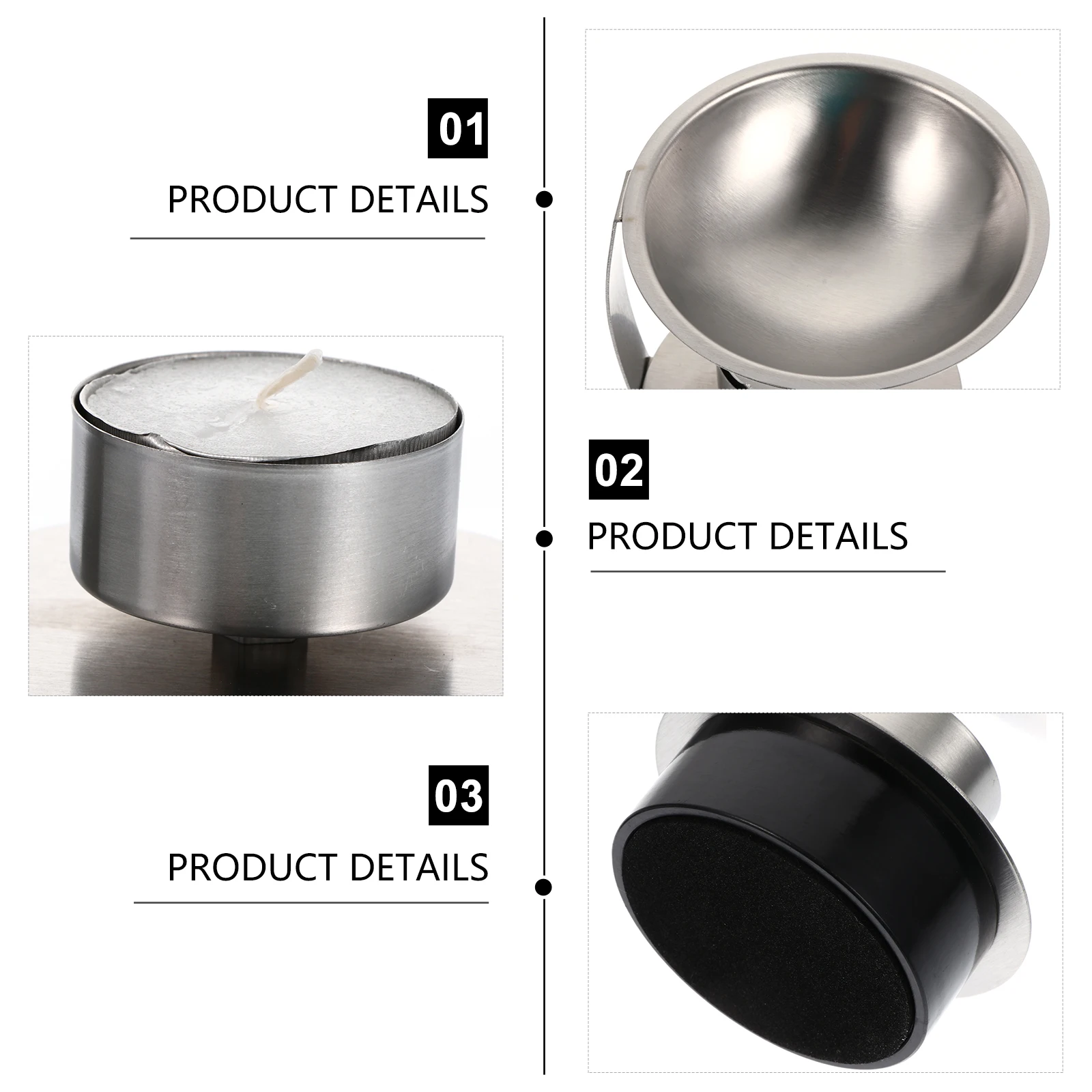 

Stainless Steel Furnace Spoons Warmer Wax Melting Furnace Sealing Wax Seal Warmer Stove Double Lacquer Tool Stamp Kit Set