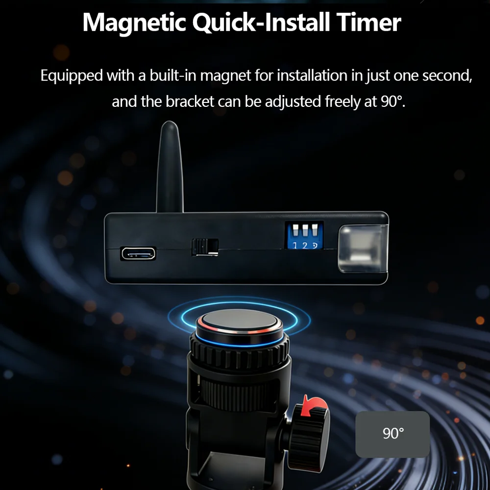 Infrared Photoelectric Gate Sprint Timer, High Precision 0.001s, Track and Field Training Device, Reflective Type 2