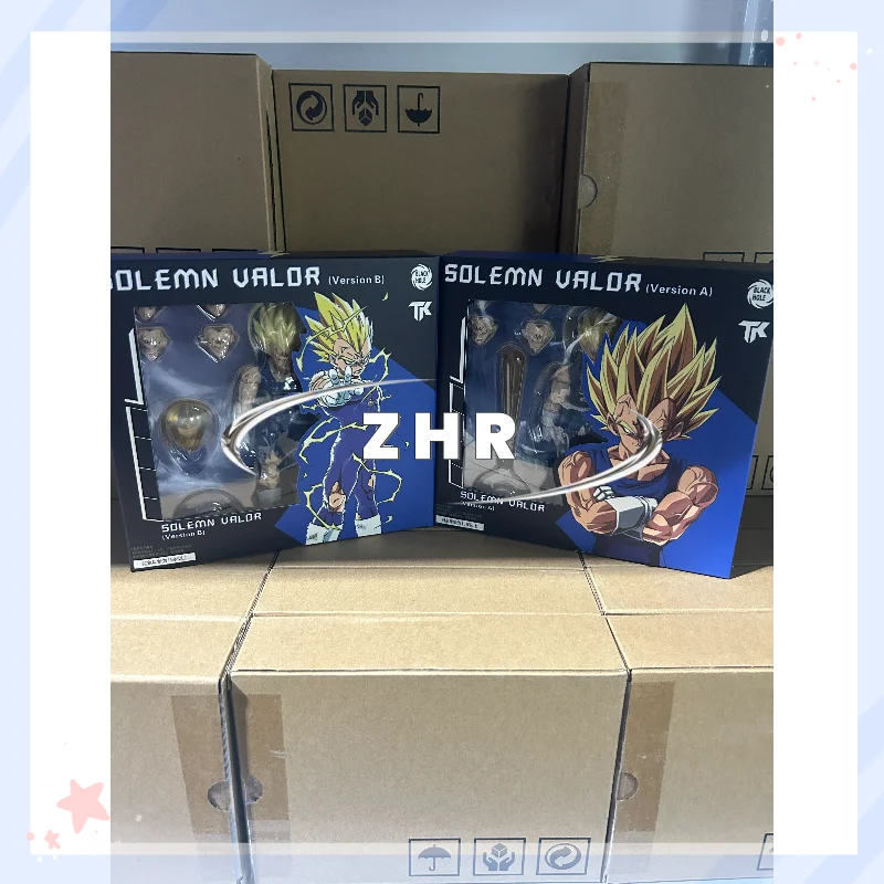 Auf Lager Dragon Ball Black Hole TK SHF Super Saiyajin SSJ Majin Vegeta Kampfschaden Normales Animationsmodell Actionfigur Spielzeug Geschenk
