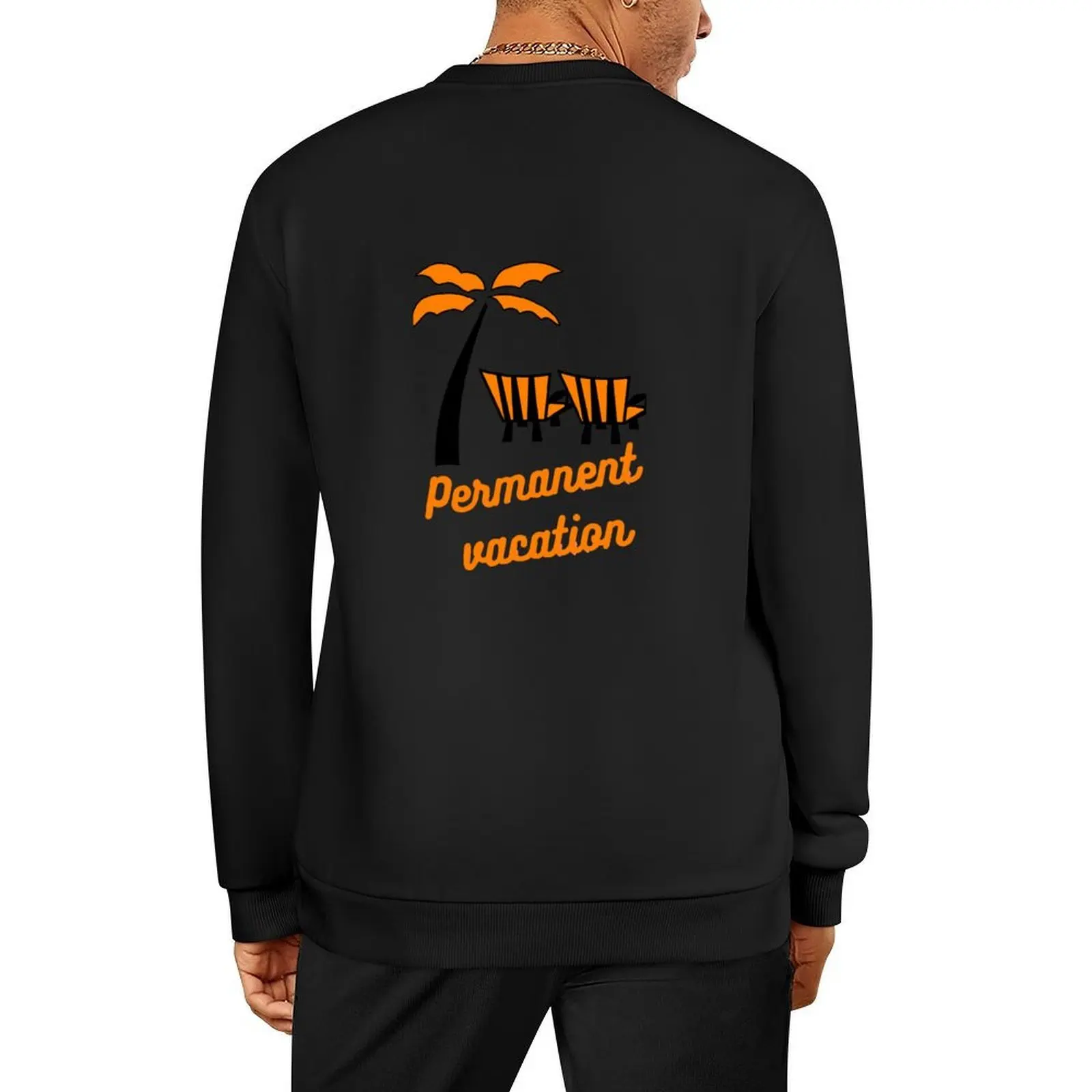 

Permanent Vacation Pullover men's clothes clothes for men tracksuit men's winter sweater anime sweatshirt