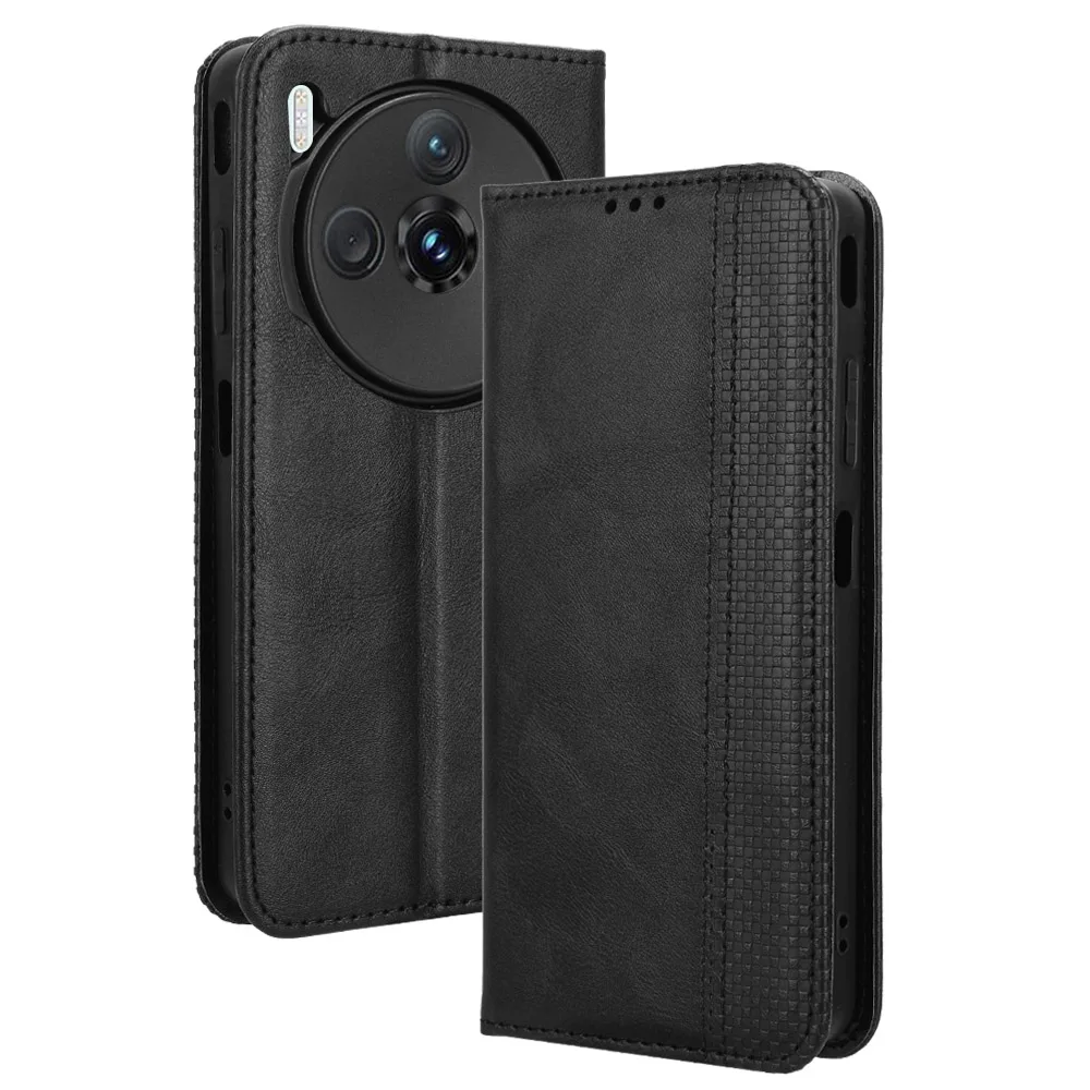 

Flip Retro Style Leather Magnetic Closure Phone Cover For ZTE nubia Z60S Pro 6.78 inch Card Slot Wallet Fall prevention Case