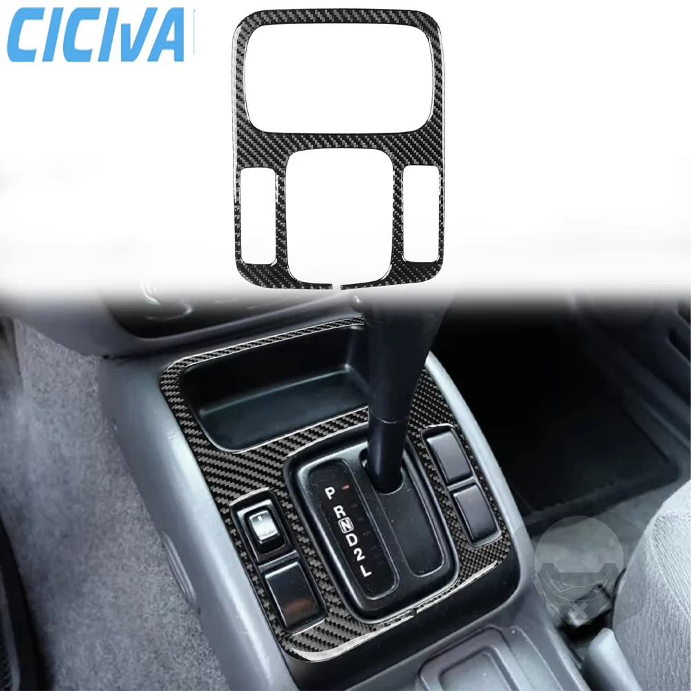 

For SUZUKI Grand Vitara 1999-2002 Real Carbon Fiber Car Central Control Gear Shift Accessories Interior Decorative Stickers Auto