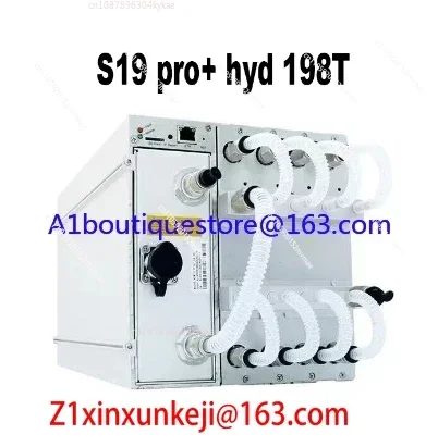 

Antminer-máquina de minería de Bitcoin, refrigeración por agua, S19pro, HYD, 2024 T, 198T, 184 W, BCH, BTC, 5445