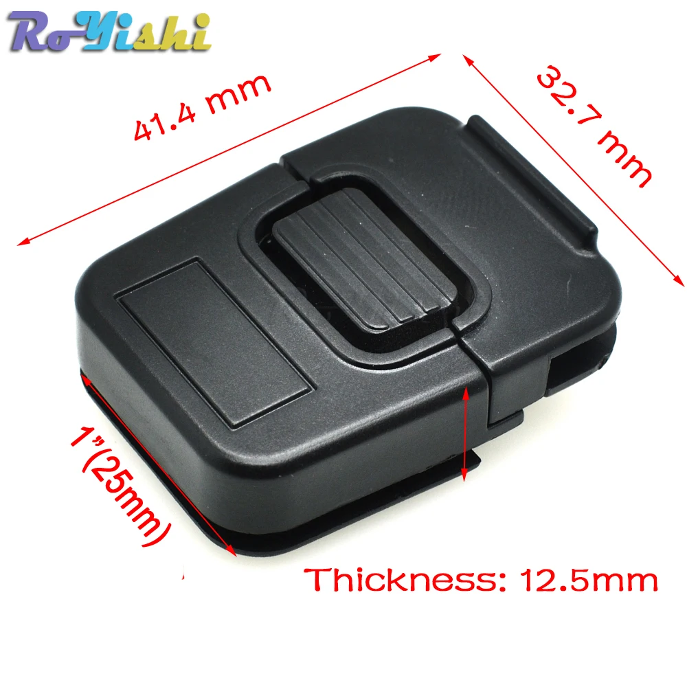 2pcs/pack Plastic Satchel Buckle Laptop Bridfcase Tactical Notebook Computer Gear School Bags