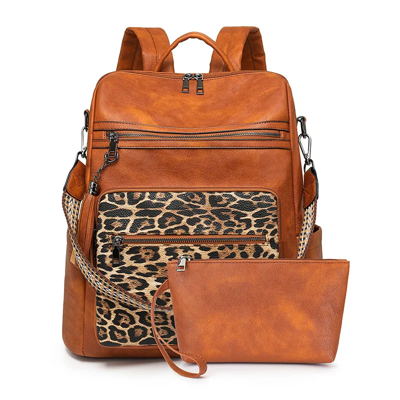 

Women's Backpack PU Material Business Bag Large Capacity Computer Backpack Fashionable Commuting Multi-purpose Women's Backpack