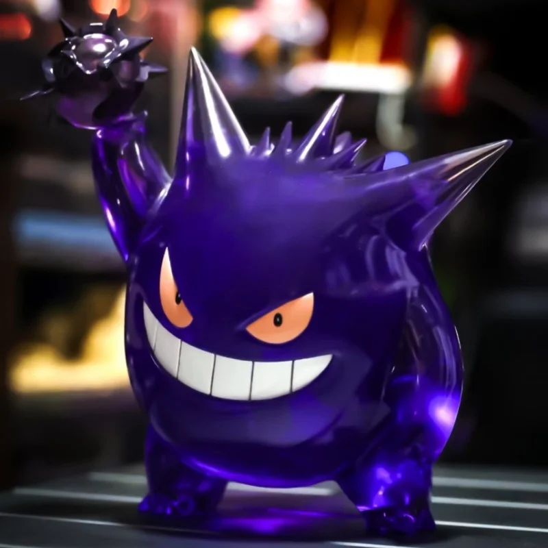 

Новая прозрачная фигурка покемона Генгар 2026 года, аниме-модель, миниатюрная ПВХ-фигурка, украшение для комнаты, подарок, игрушка