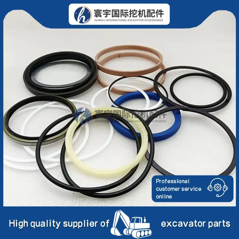 

Комплект уплотнений цилиндра рычага, совместимый с PC200-8 PC200LC-8 PC210-8K 707-98-48610 7079848610, ремонтный комплект, запасные части для экскаватора