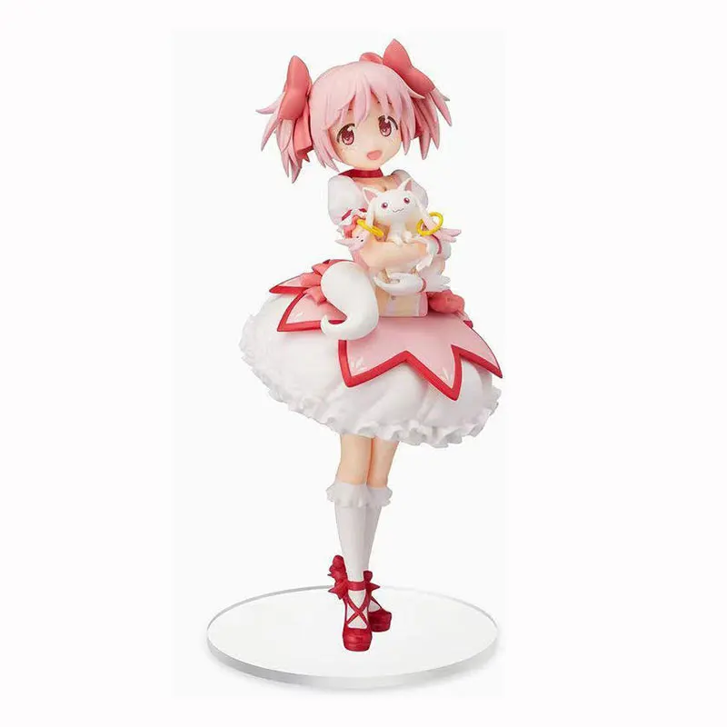 Original Genuine Sega Kaname Madoka Tamaki Iroha Anime Action Pvc Figure Model Doll Toy Figurine Collectiable Ornament Gift Kids