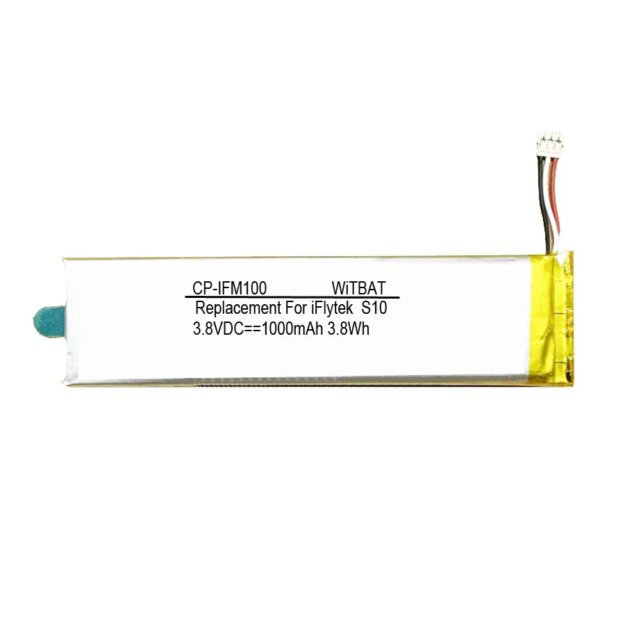 Compatible with iFlytek AIP-S10 translation pen battery ML100A 3.8V 1000mAh