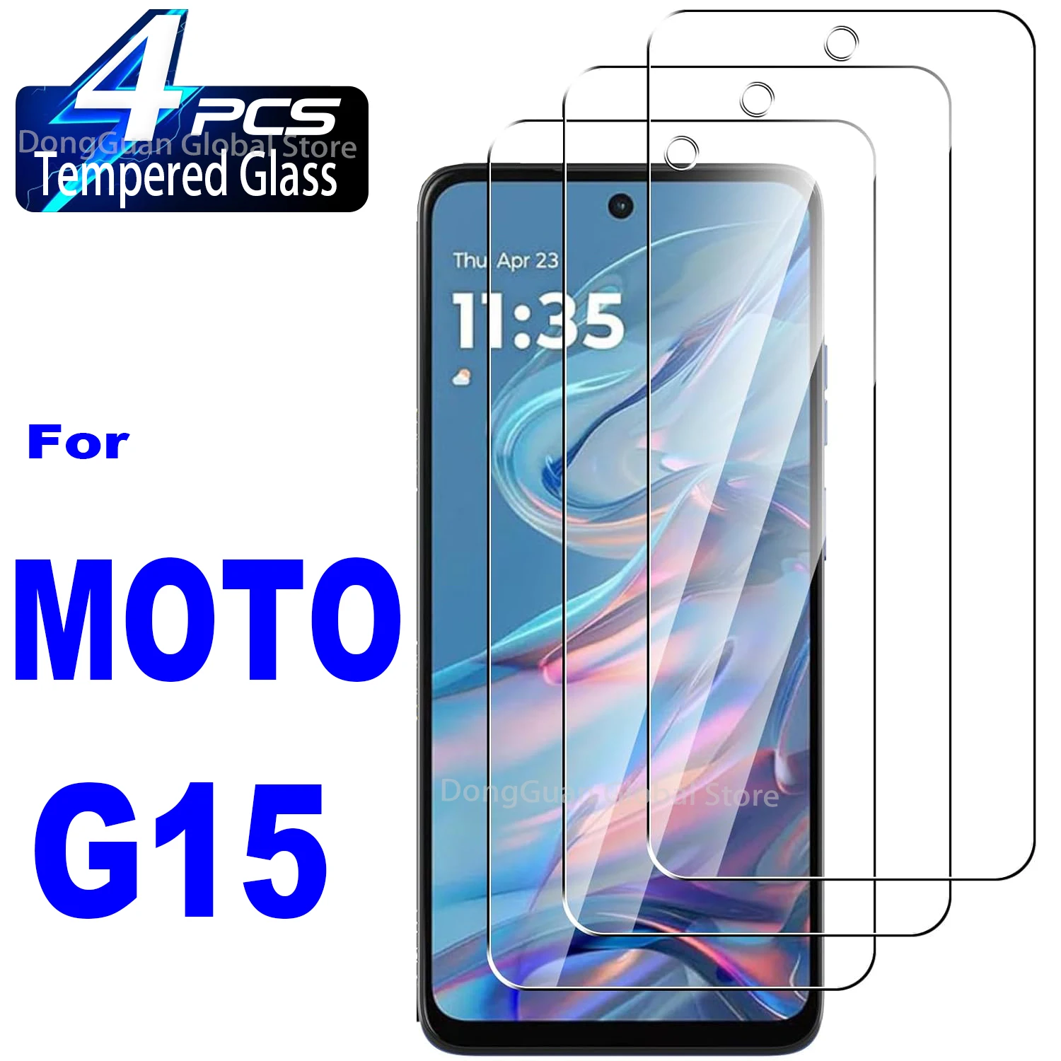 

For Motorola MOTO G15 / G15 Power Tempered Glass Screen Protector Glass Film