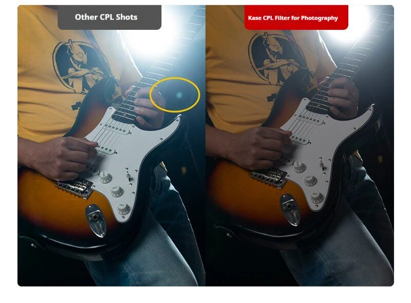 Kase CPL-Polarisationsfilter der 3. Generation: Eliminiert Blendung, polarisiert das Licht und verbessert die Farbsättigung. – Detail 7
