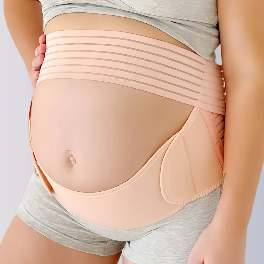 

Pregnant Women Support Belly Band Back Clothes Belt Adjustable Waist Care Maternity Abdomen Brace Protector Pregnancy