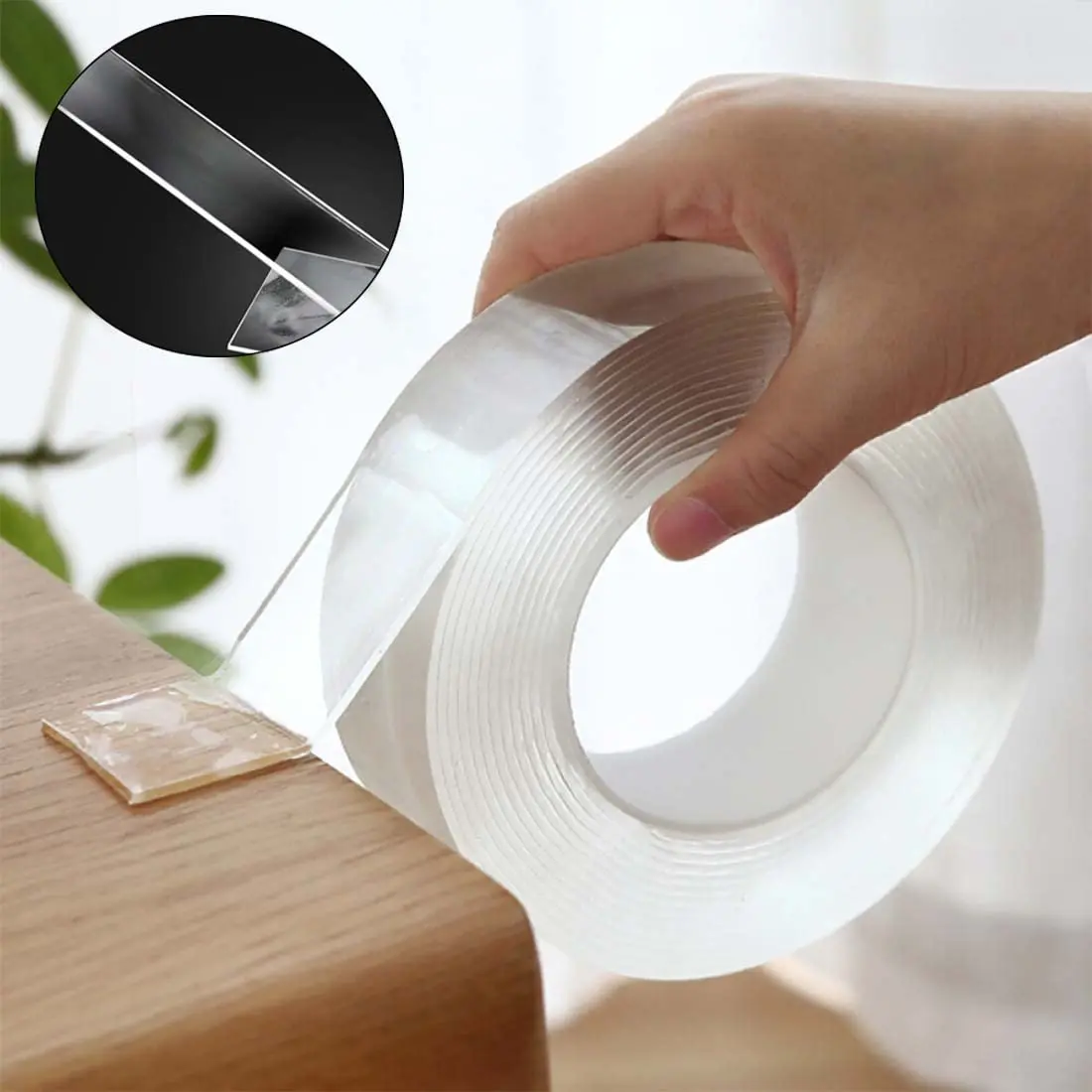 Original Nano Double-Sided Tape Non-Trace Hook Adhesive Acrylic Double-Sided Tape Transparent Tape Water Proof Nano Adhesive