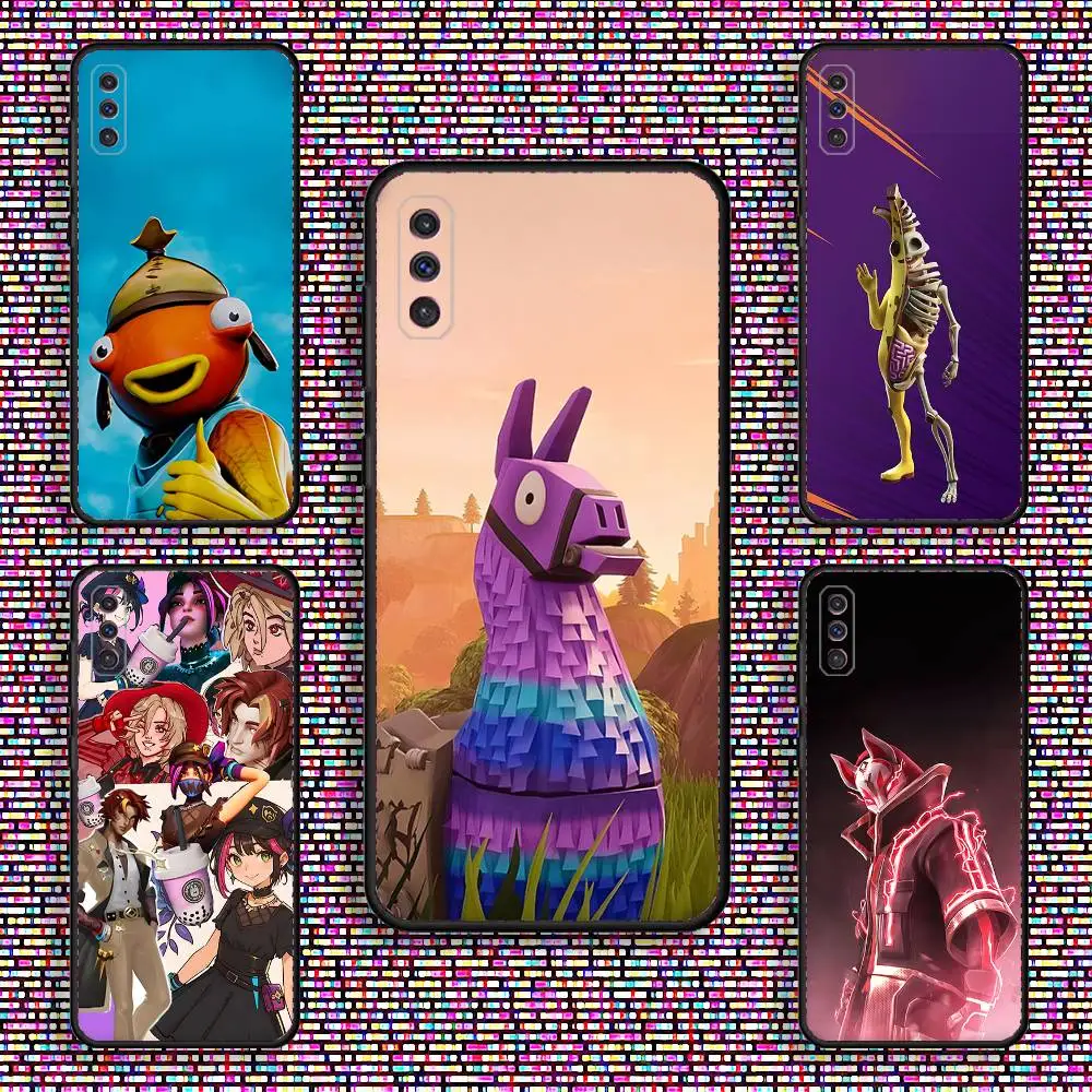 

Hot Game F-ForT-niteS Phone Case For Samsung S 25,24,23,22,30,21,10,9,Ultra,Plus,Lite,FE,4,5 G Black Soft Case