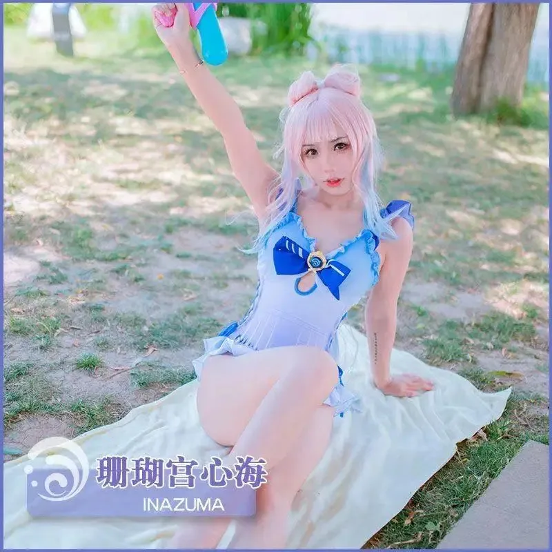 

anime animation suit 25COSGenshin Impact cos Coral Palace Xinhai swimsuit cosplay