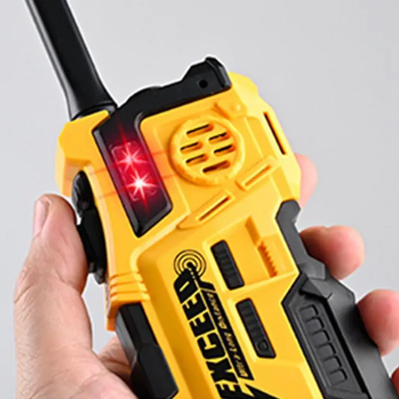 Walkie Talkie per bambini giocattolo portatile Walkie Talkie a lungo raggio piccolo Walkie Talkie 2 pezzi giocattoli per bambini giochi da campeggio Wireless