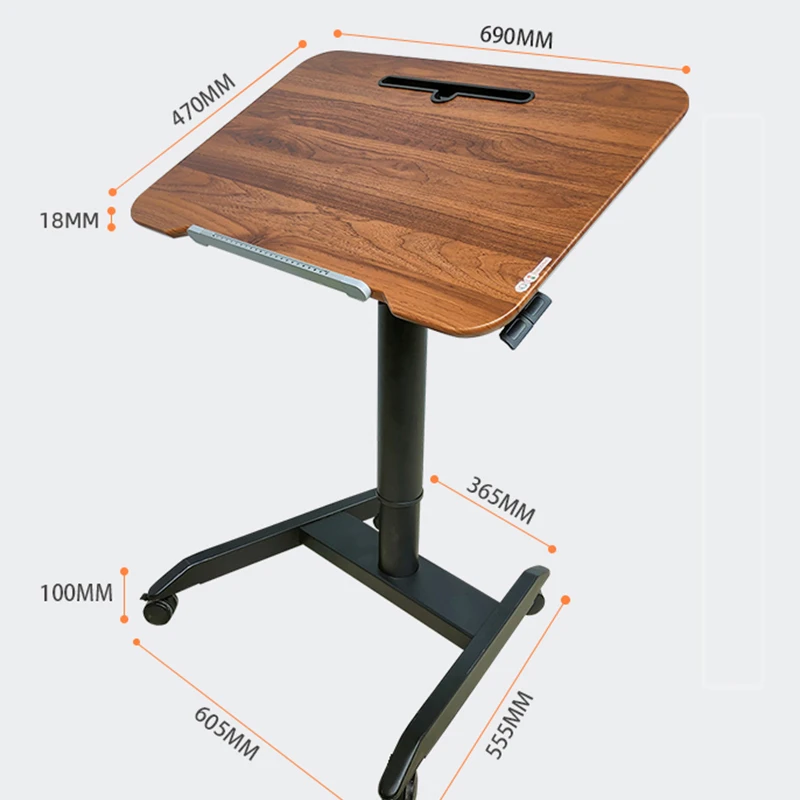 Table pliante et relevable, pneumatique et automatique, canapé de chevet, bureau d'ordinateur Mobile, plate-forme