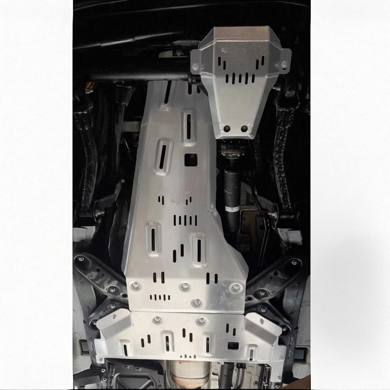 Heavy Duty 8mm Al-Mg Alloy Silver Chassis Armor Full Set Skid Plate Underbody Protection Shield For INEOS Grenadier Off-road