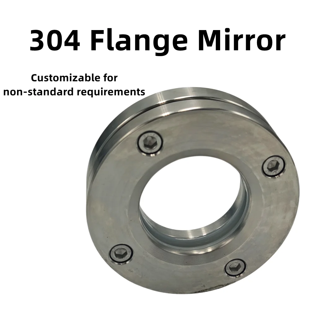 Sanitary Pipe Welding Sight Glass Flange 304 Stainless Steel Window Cup Observation Port for DN50 DN65 DN80 DN100 Sizes