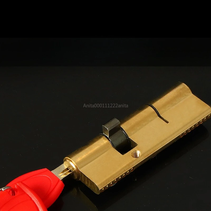 

Двусторонний латунный цилиндр замка класса безопасности AB, противовзломный, для межкомнатных дверей, с механизмом тумблера из чистой меди