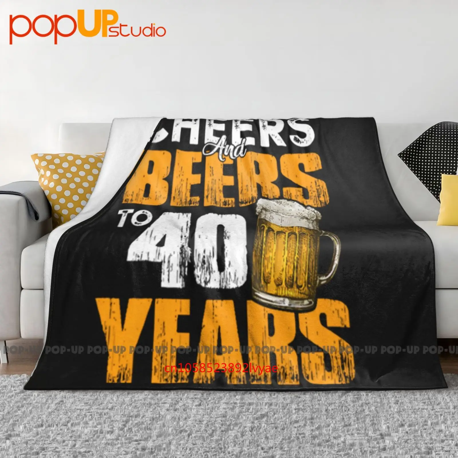 Ультра-мягкое одеяло Cheers And Beers до 40 лет, 40-летия, одеяло, зимнее покрывало для дивана, покрывала на кровать